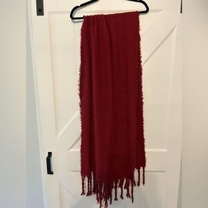 Burgundy Long Scarf